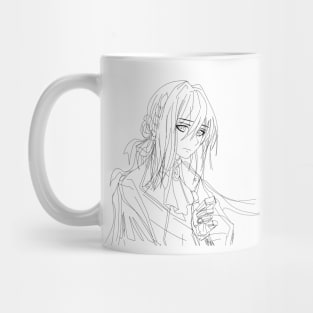 violet evergarden in sadness of life Mug